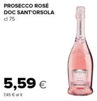 Tigre Sant' Orsola Prosecco Rosè 75 cl offerta