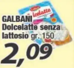 Galbani Dolcelatte senza lattosio gr. 150