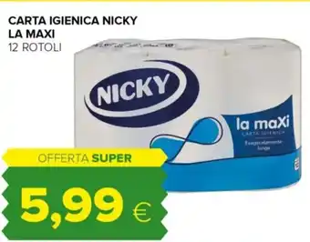 Tigre Nicky Carta Igienica La Maxi 12 Rotoli offerta