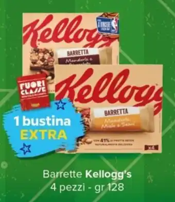 Tigre Kellogg's Barrette 4 pezzi 128 gr offerta