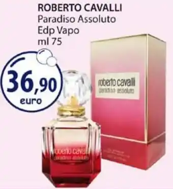 Acqua & Sapone Roberto Cavalli Paradiso Assoluto Edp Vapo ml 75 offerta