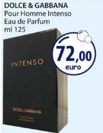 Acqua & Sapone Dolce & Gabbana Pour Homme Intenso Eau de Parfum ml 125 offerta
