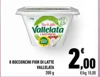 Conad Vallelata 8 Bocconcini Fior Di Latte 200 g offerta