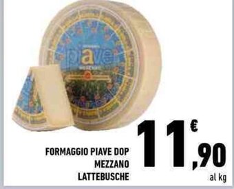 Formaggio Piave DOP Mezzano Lattebusche