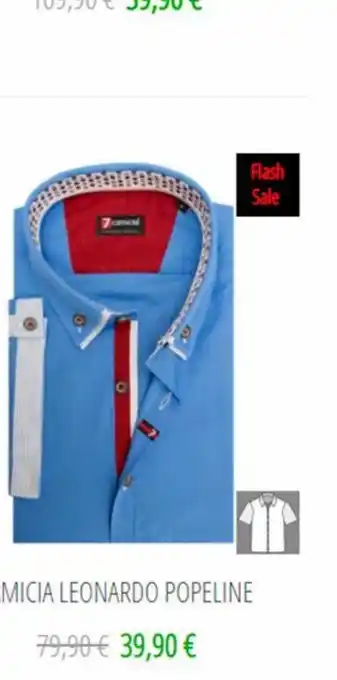 Camicia leonardo popeline