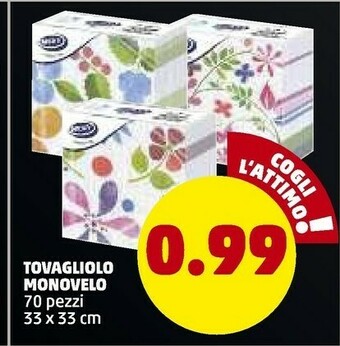 PENNY Tovagliolo Monovelo offerta