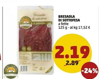 PENNY Penny Bresaola Di Sottofesa A Fette offerta