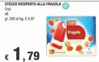 Crai Crai Stecco Ricoperto Alla Fragola offerta