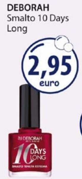 Acqua & Sapone Deborah Smalto 10 Days Long offerta