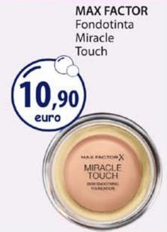 Acqua & Sapone Max Factor Fondotinta Miracle Touch offerta