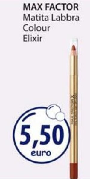 Acqua & Sapone Max Factor Matita Labbra Colour Elixir offerta
