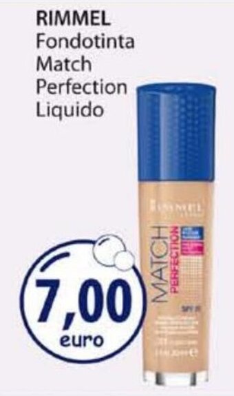 Acqua & Sapone Rimmel Fondotinta Match Perfection Liquido offerta