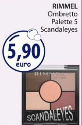 Acqua & Sapone Rimmel Ombretto Palette 5 Scandaleyes offerta