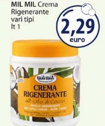 Acqua & Sapone Mil Mil Crema Rigenerante vari tipi 1 lt offerta