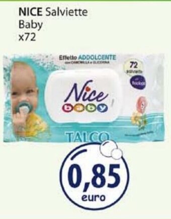 Acqua & Sapone Nice Salviette Baby x72 offerta