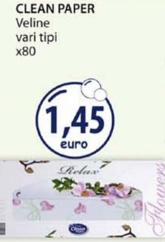 Acqua & Sapone Clean Paper Veline vari tipi x80 offerta