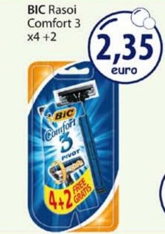 Acqua & Sapone BIC Rasoi Comfort 3 x4 +2 offerta