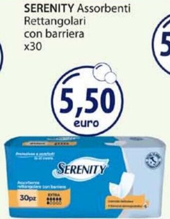 Acqua & Sapone Serenity Assorbenti Rettangolari con barriera x30 offerta