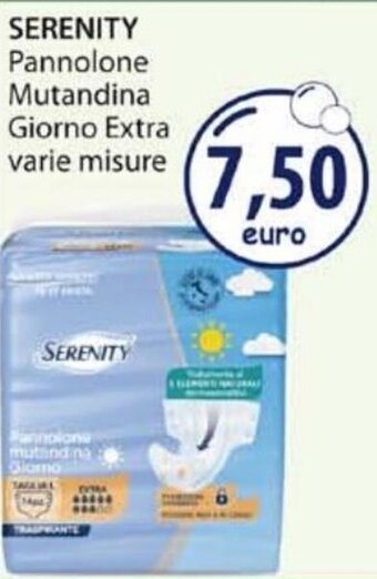 Acqua & Sapone Serenity Pannolone Mutandina Giorno Extra varie misure offerta