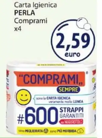 Acqua & Sapone Perla Carta Igienica Comprami x4 offerta
