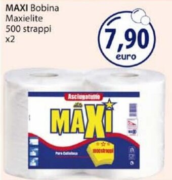 Acqua & Sapone Maxi Bobina Maxielite 500 strappi x2 offerta
