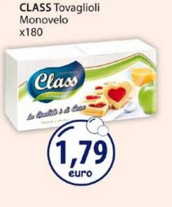Acqua & Sapone Class Tovaglioli Monovelo x180 offerta