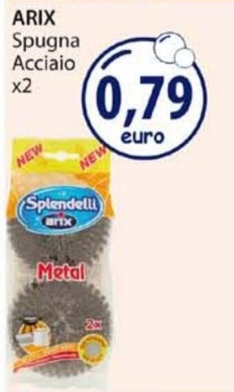 Acqua & Sapone Arix Spugna Acciaio x2 offerta