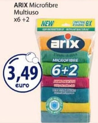 Acqua & Sapone Arix Microfibre Multiuso x6+2 offerta