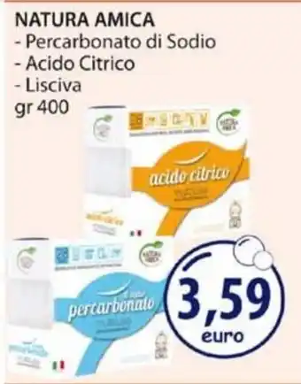 Acqua & Sapone Natura Amica Percarbonato di Sodio/Acidio Citrico/Lisciva 400 gr offerta