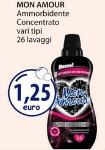 Acqua & Sapone Mon Amour Ammorbidente Concentrato vari tipi 26 lavaggi offerta