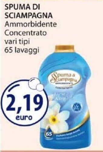Acqua & Sapone Spuma di Sciampagna Ammorbidente Concentrato vari tipi 65 lavaggi offerta