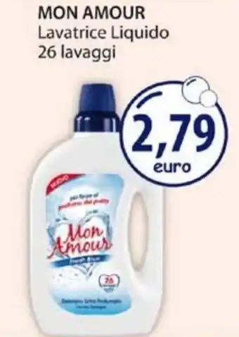 Acqua & Sapone Mon Amour Lavatrice Liquido 26 lavaggi offerta