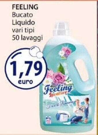 Acqua & Sapone Feeling Bucato Liquido vari tipi 50 lavaggi offerta