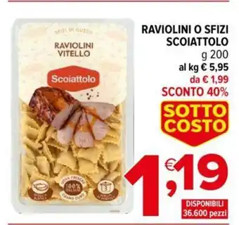 Iperal Raviolini O Sfizi Scoiattolo 200 g offerta