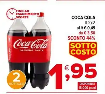 Iperal Coca Cola 2lt x 2 offerta