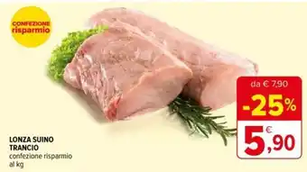 Lonza Suino Trancio confezione risparmio al kg