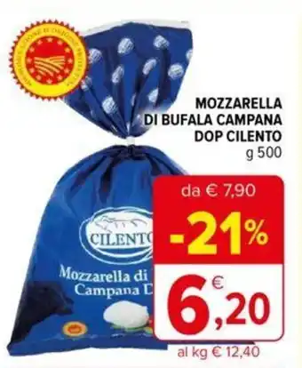 Iperal Mozzarella Di Bufala Campana DOP Cilento 500 g offerta