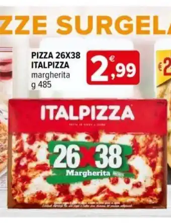 Iperal Italpizza Pizza 26x38 mengherita 485 g offerta