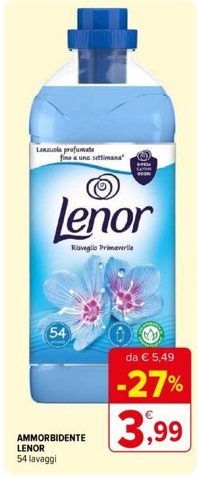 Iperal Lenor Ammorbidente 54 lavaggi offerta