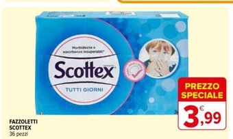 Iperal Scottex fazzoletti 36 pezzi offerta
