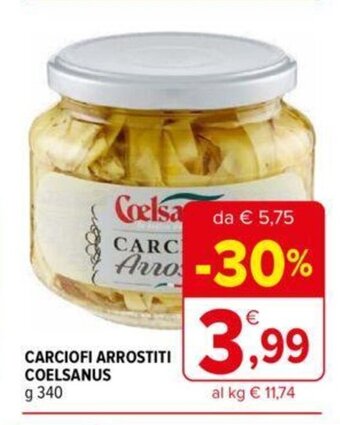 Iperal Coelsanus Carciofi Arrostiti 340 g offerta