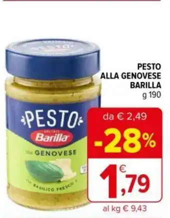 Iperal Pesto Alla Genovese Barilla 190 g offerta