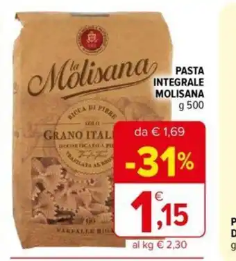 Iperal Molisana Pasta Integrale 500 g offerta