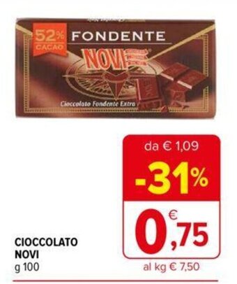 Iperal Novi Cioccolato 100 g offerta