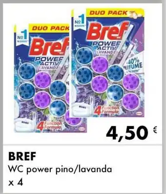 Iper Tosano Bref WC power pino/lavanda x 4 offerta