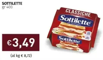 Prezzemolo e Vitale Sottilette 400 gr offerta