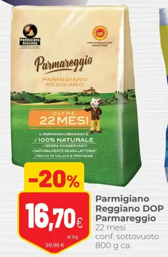 Coop Parmareggio Parmigiano Reggiano DOP 22 mesi 800 g offerta