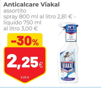 Coop Viakal Anticalcare assortito spray 800 ml / liquido 750 ml offerta