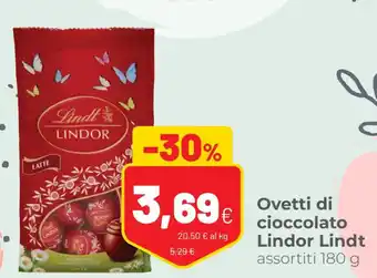 Lindt Lindor Ovetti di cioccolato assortiti 180 g