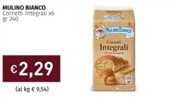Prezzemolo e Vitale Mulino Bianco Cornetti Integrali x6 gr 240 offerta